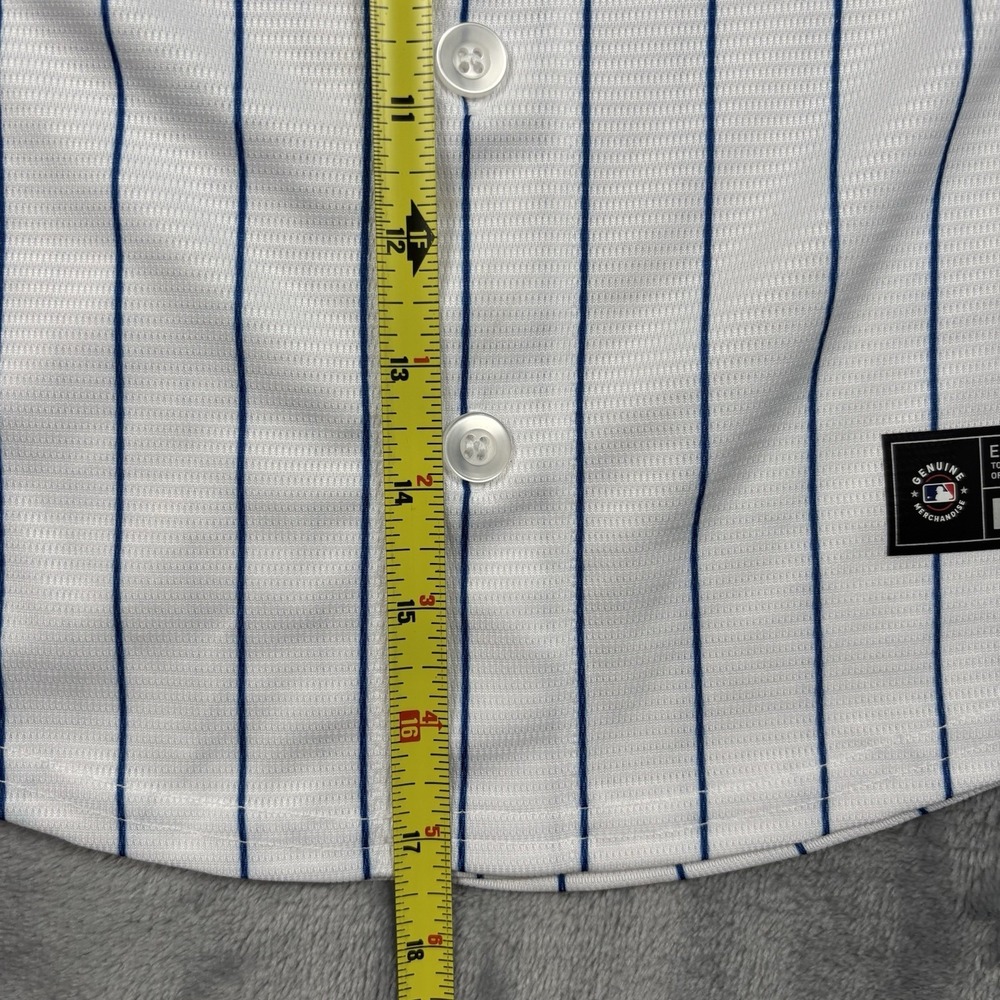 Nike Chicago Cubs Pinstripe Baseball Jersey Kids Youth Medium 5/6* - Picture 7 of 8